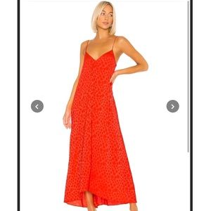 Strappy L’Academie Star Print Maxi Dress